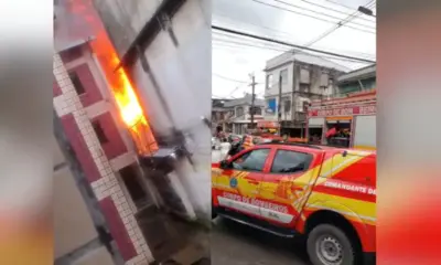 Incêndio de grandes proporções atinge comunidade no São Jorge
