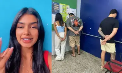 Influenciadora e namorado saem da cadeia após prisão por tráfico