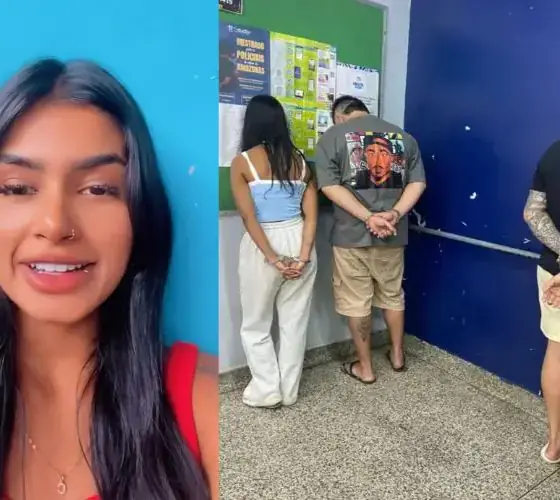 Influenciadora e namorado saem da cadeia após prisão por tráfico