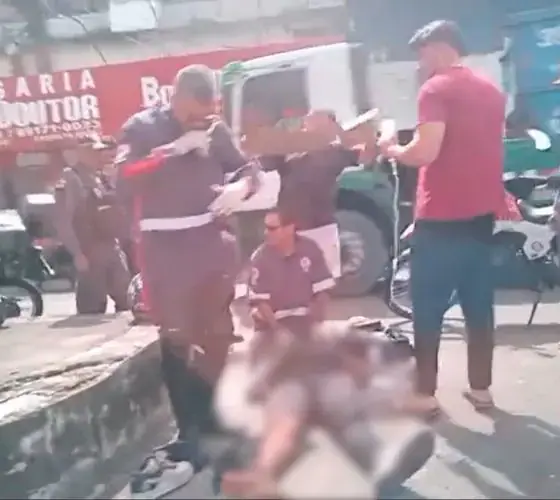 Motociclista fica gravemente ferido em atropelamento no São José