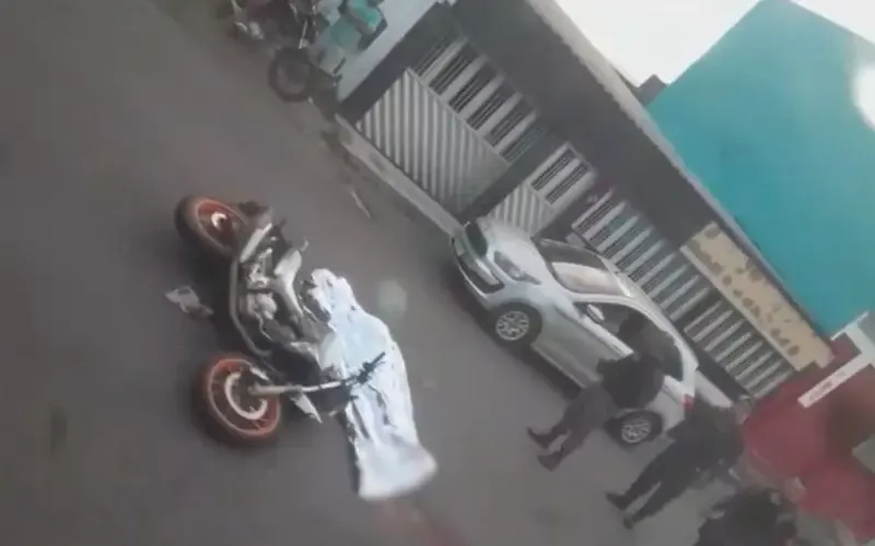 Motociclista morre atropelado por micro-ônibus no Nova Esperança