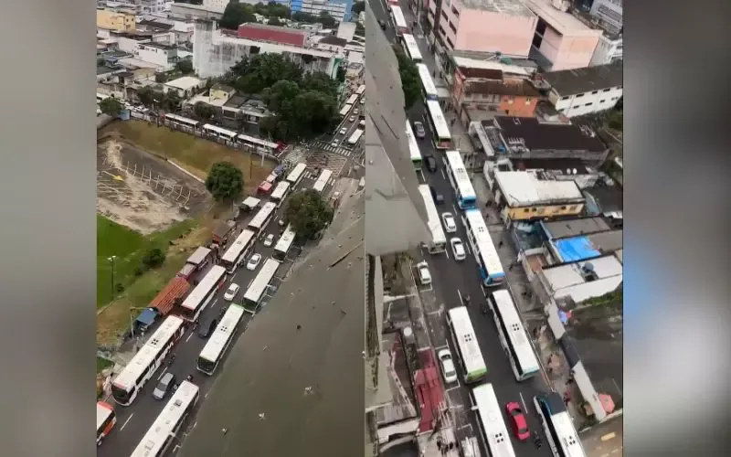 “Ônibus voltam a circular após protesto contra PEC da escala 6×1”