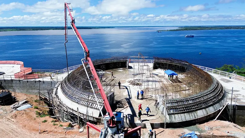 Prefeitura avança com obras do parque Encontro das Águas Rosa Almeida em Manaus