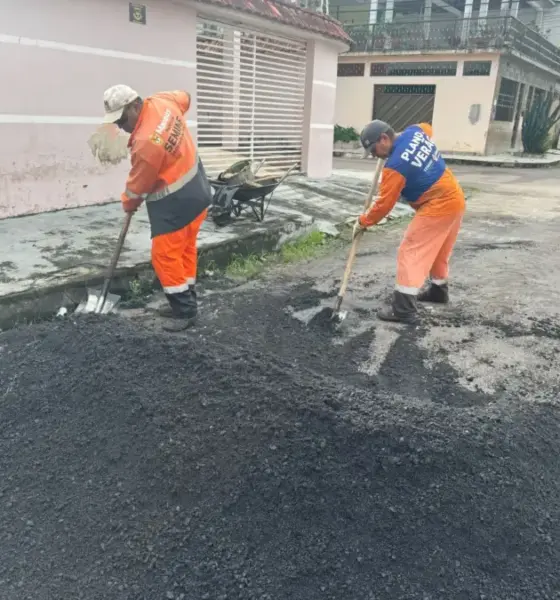 Prefeitura intensifica operação tapa-buracos e melhora vias na Cidade Nova
