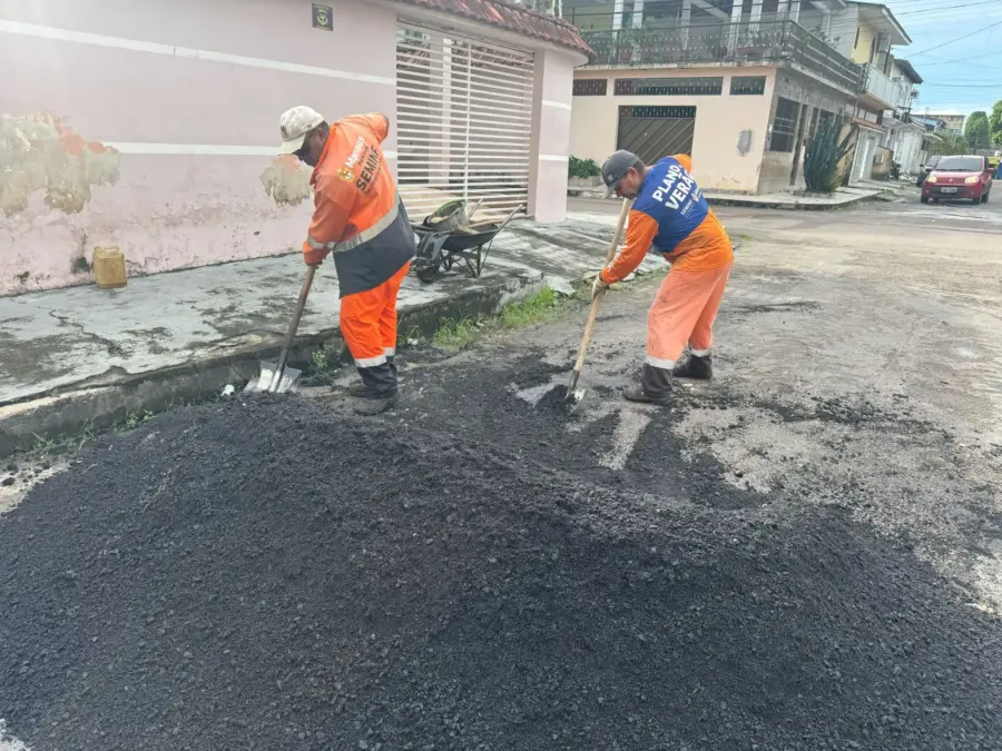 Prefeitura intensifica operação tapa-buracos e melhora vias na Cidade Nova
