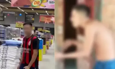 Suspeito de importunação sexual no DB leva ripadas de facção