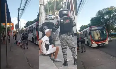 Suspeito é preso após tentar assaltar ônibus da linha 650