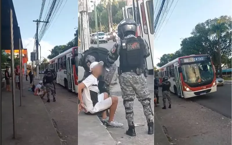Suspeito é preso após tentar assaltar ônibus da linha 650