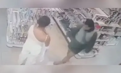 Câmeras flagram mulheres tentando furtar loja no Centro de Manaus