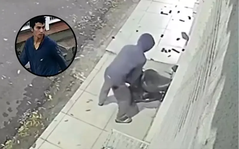 Câmera flagra homem furtando moto em garagem no Parque 10