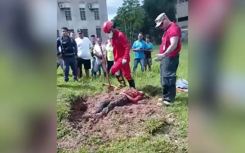 Corpo é encontrado enterrado nos fundos de igreja em Tabatinga