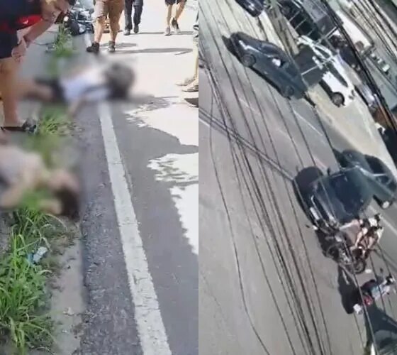 Casal fica gravemente ferido após colisão no Parque Dez