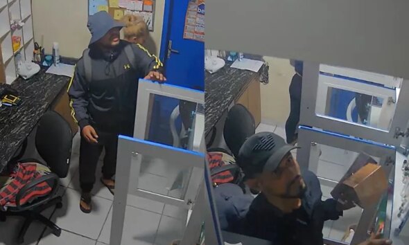 Dupla assalta hotel no Centro e causa prejuízo de R$ 20 mil