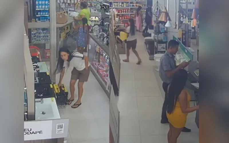 Trio distrai funcionários e furta máquina no Núcleo 16