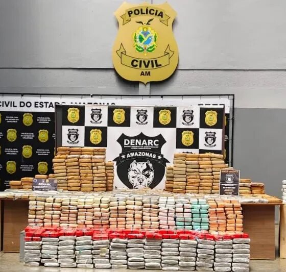 Apreensão de 700 quilos de skunk em Manaus: homem é preso