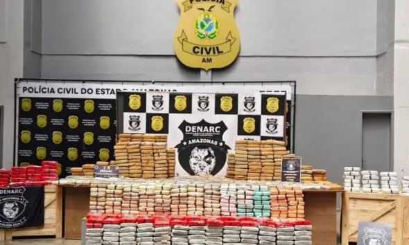 Apreensão de 700 quilos de skunk em Manaus: homem é preso