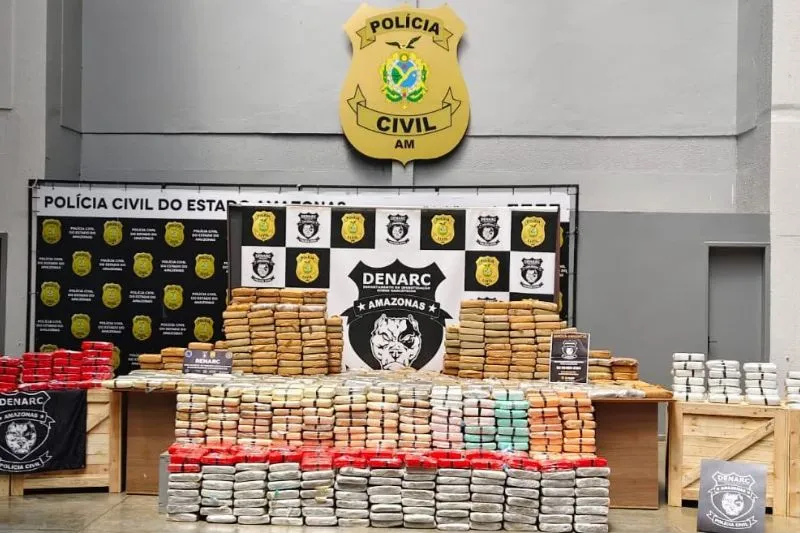 Apreensão de 700 quilos de skunk em Manaus: homem é preso