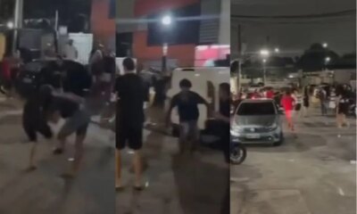 Bebedeira entre jovens termina em galeral no bairro Parque Dez