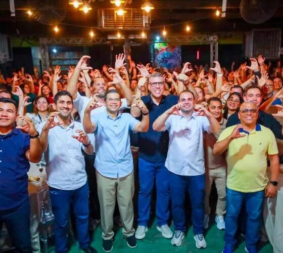 Deputados do Republicanos anunciam apoio a Roberto Cidade em evento político em Manaus