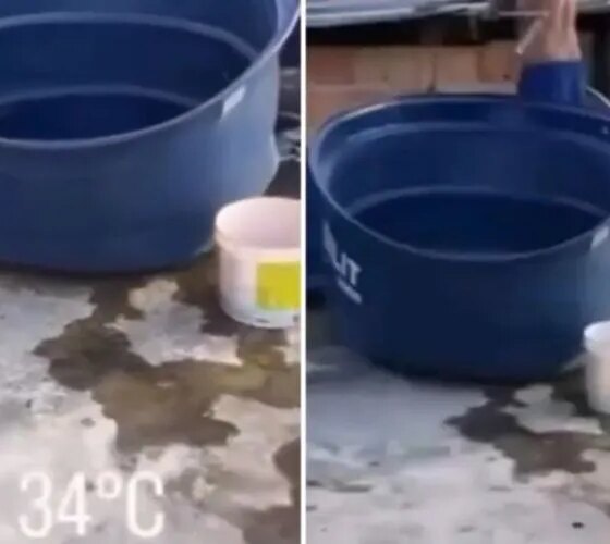 Calor em Manaus deforma caixa d’água e vídeo viraliza nas redes sociais