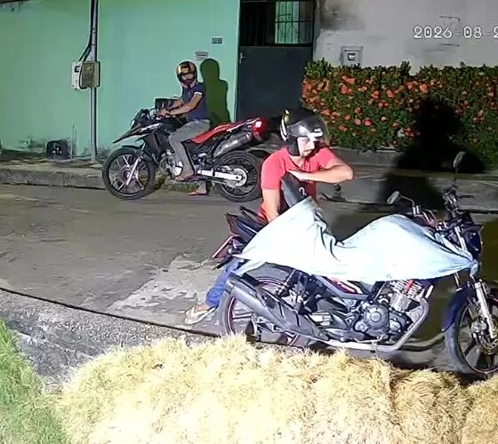 Bandidos furtam peça de moto no bairro Colônia Terra Nova