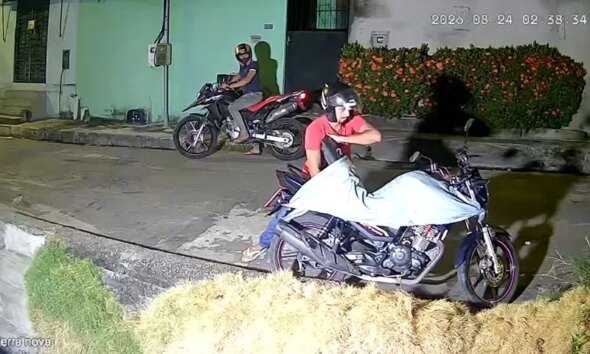 Bandidos furtam peça de moto no bairro Colônia Terra Nova