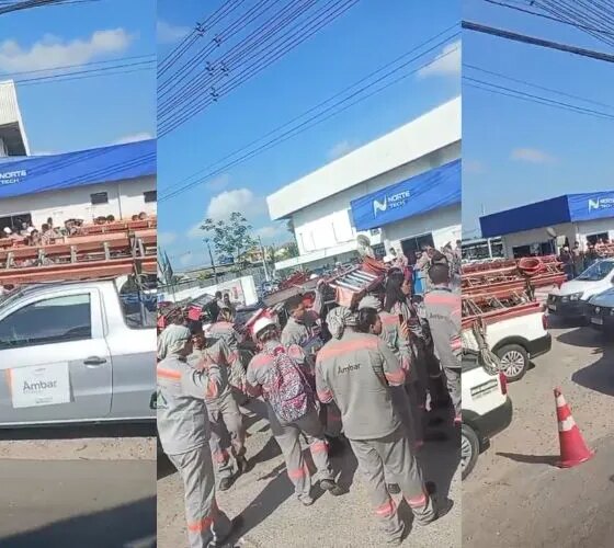 Eletricistas da Norte Tech cobram melhorias e fazem paralisação