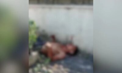 Suspeito de roubos é agredido a pauladas na Av. Constantino Nery