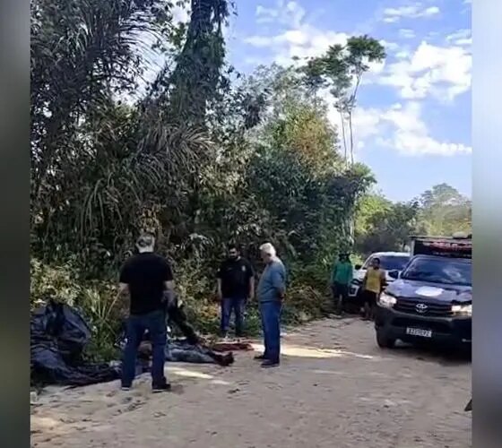 Homem é encontrado morto a tiros e amarrado no Ramal do Brasileirinho