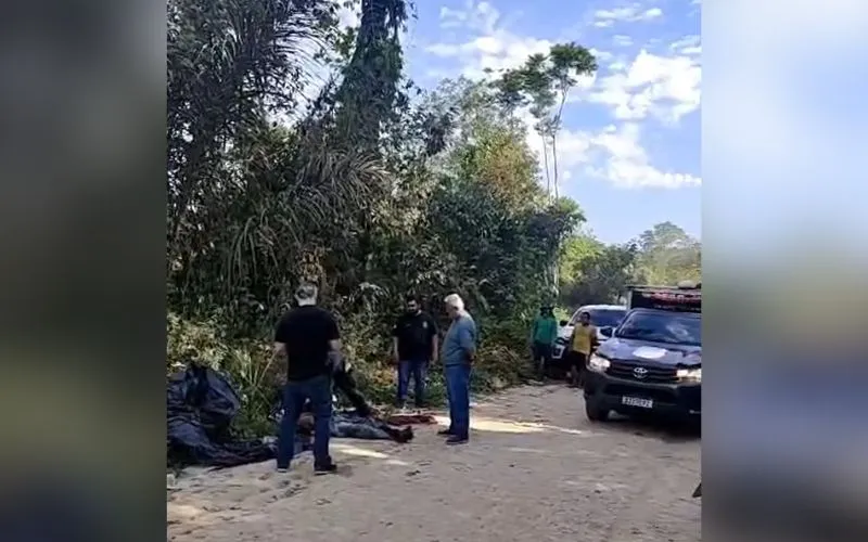 Homem é encontrado morto a tiros e amarrado no Ramal do Brasileirinho
