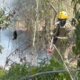 Incêndio em terreno assusta moradores na Cidade Nova