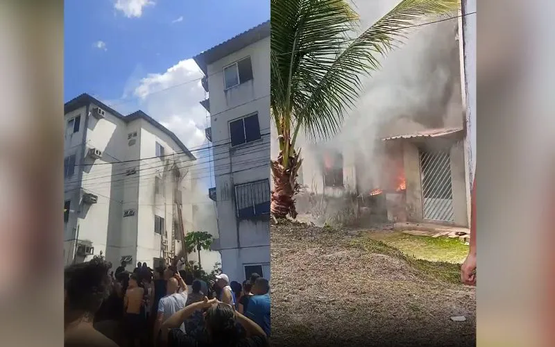 Incêndio atinge apartamento no Conjunto Viver Melhor 3