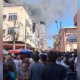 Incêndio atinge prédio e provoca correria no Centro de Manaus