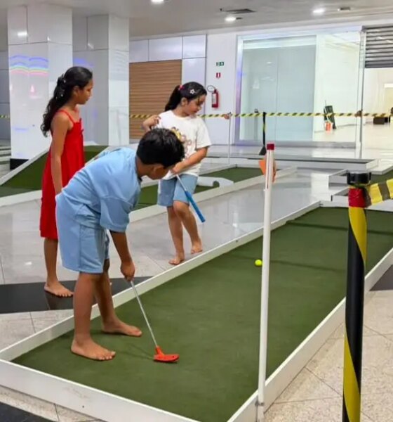 Manaus ganha pista de mini-golf durante o mês de agosto