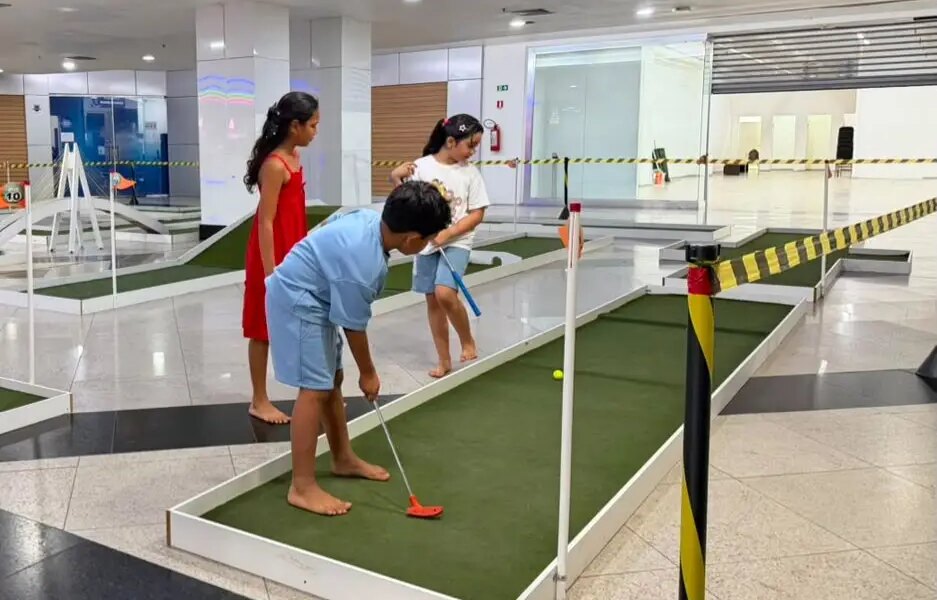 Manaus ganha pista de mini-golf durante o mês de agosto