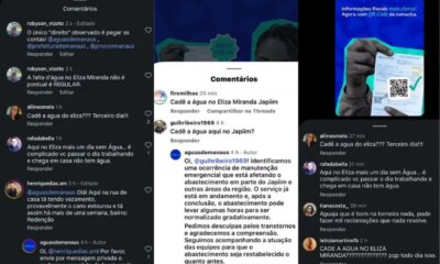Falta d’água há três dias revolta moradores do Residencial Eliza Miranda
