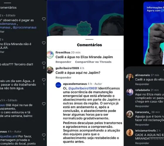 Falta d’água há três dias revolta moradores do Residencial Eliza Miranda