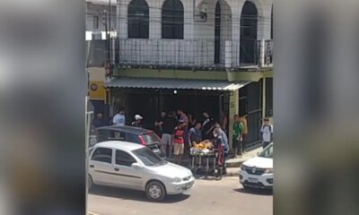 Motociclista fica ferido após bater em carro no bairro Zumbi