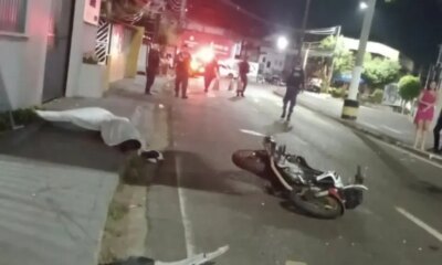 Motociclista morre após colidir contra muro de condomínio em Manaus