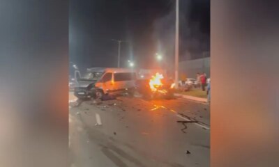 Motorista de app morre em colisão com van na Av. do Turismo