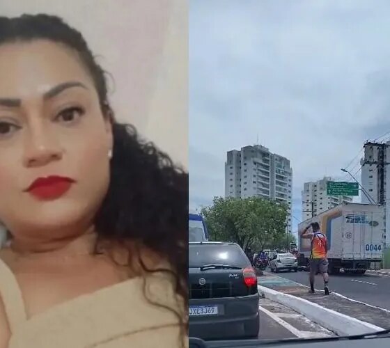 Mulher morre após acidente entre moto e caminhão no São Jorge