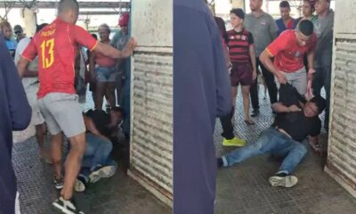Suspeito de assalto no T5 leva 'carinho' de passageiros e é preso