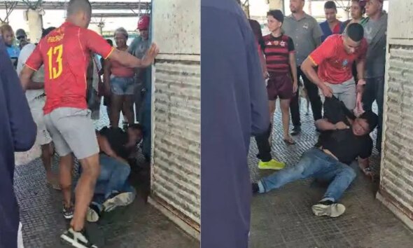 Suspeito de assalto no T5 leva 'carinho' de passageiros e é preso
