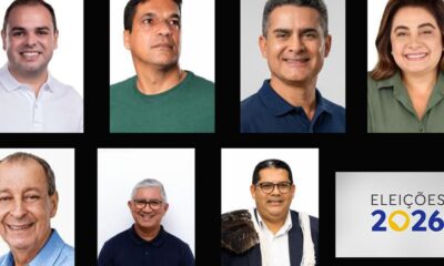 Sete candidatos concorrem ao governo do Amazonas; veja quem são