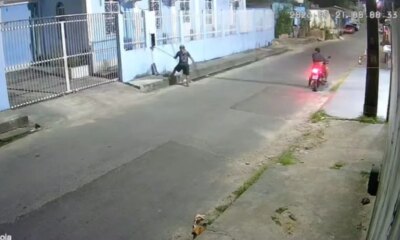 Dupla é flagrada furtando fios elétricos de igreja no Núcleo 16