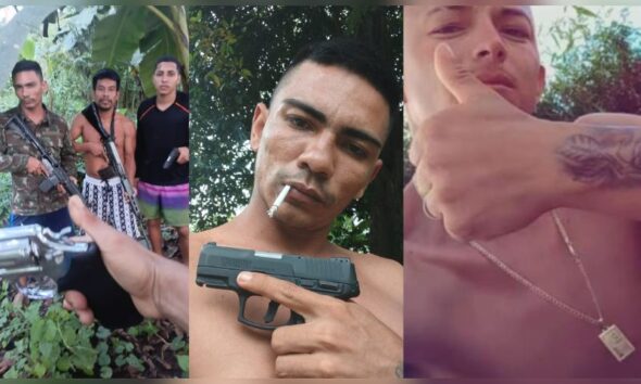 Foto de piratas envolvidos em assalto a embarcação no AM é divulgada