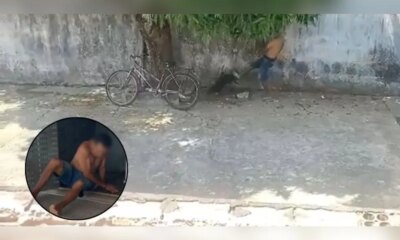 Homem é preso após espancar cachorro em Itacoatiara