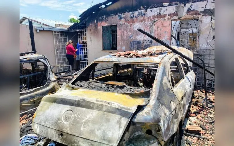Discussão de casal levou homem a pôr fogo na casa em Manaus