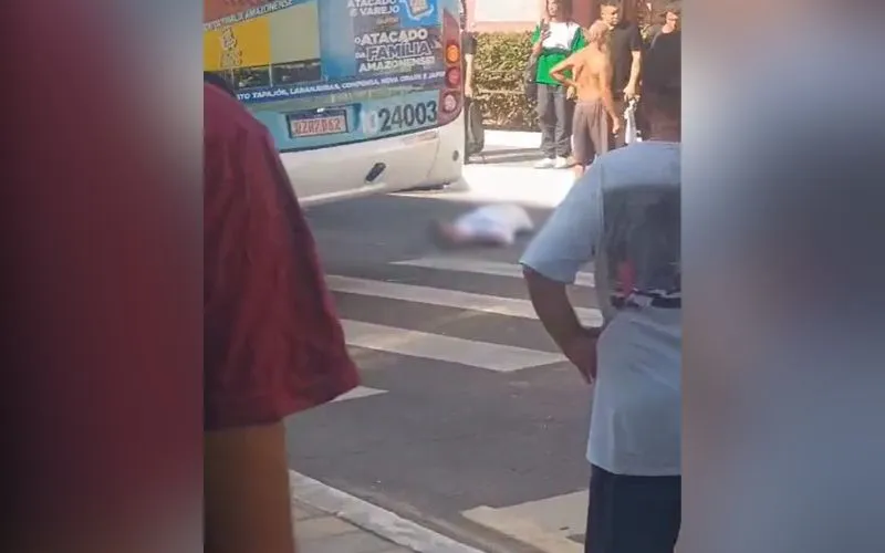 VEJA: Idoso é atropelado por ônibus no Terminal da Matriz