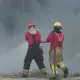 Incêndio atinge área de mata próximo à Rotatória do Coroado em Manaus